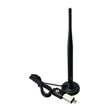 HiRO H50367 Dual Interface USB-C Type C USB 3.0 Dual Band 802.11ac 11ac AC1200 5G 5GHz 867Mbps Wireless WiFi WLAN Network Adapter 5dBi Omnidirectional antenna 5ft Shielded RG-174 Cable RP-SMA connector Windows 11 10