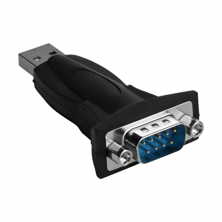 HiRO H50368 USB to RS232 Adapter 1Mbps High Speed DB9 Serial Converter Plug and Play Bus Powered COM Port Emulation Windows 11 10 8 7 Industrial Grade EIA TIA 232F V28